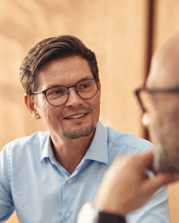 Chris Wolf, Ansprechpartner für das Erstgespräch